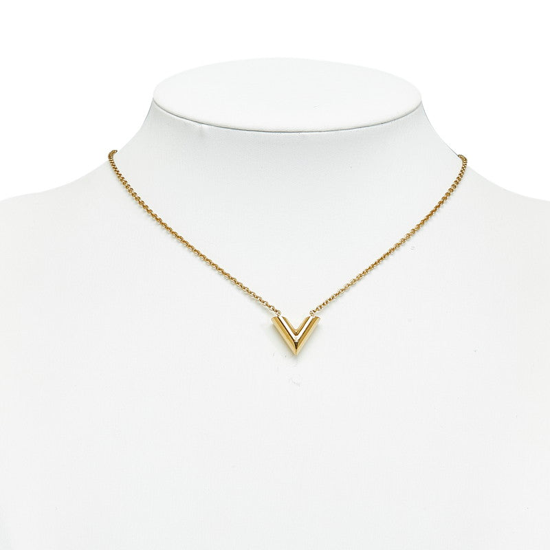 Louis Vuitton Essential V Necklace Gold M61083