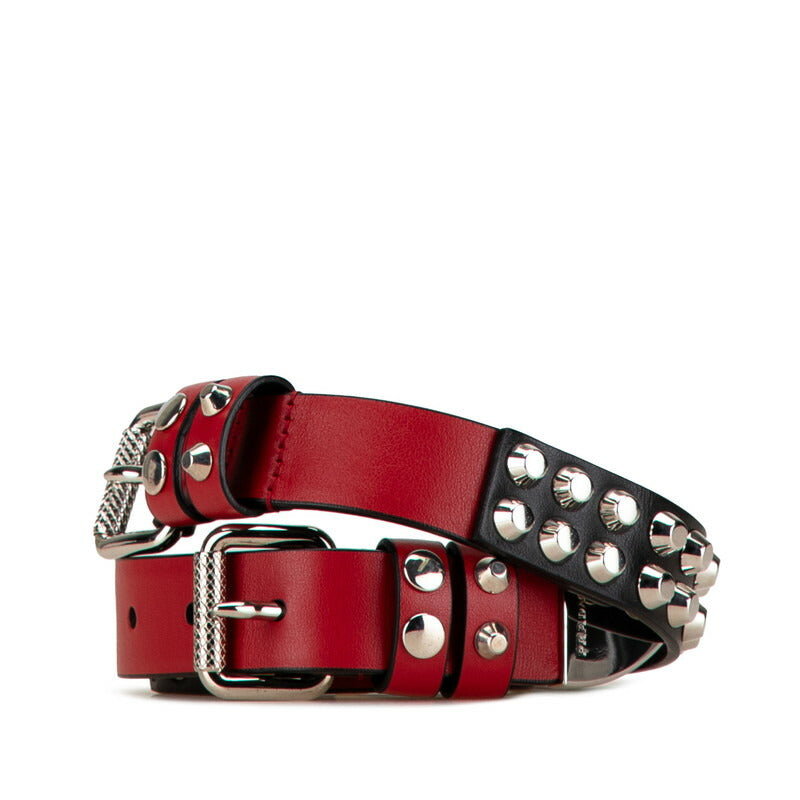 Prada Leather Studded Belt