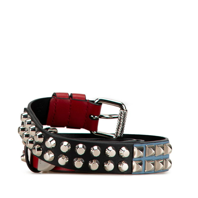 Prada Leather Studded Belt