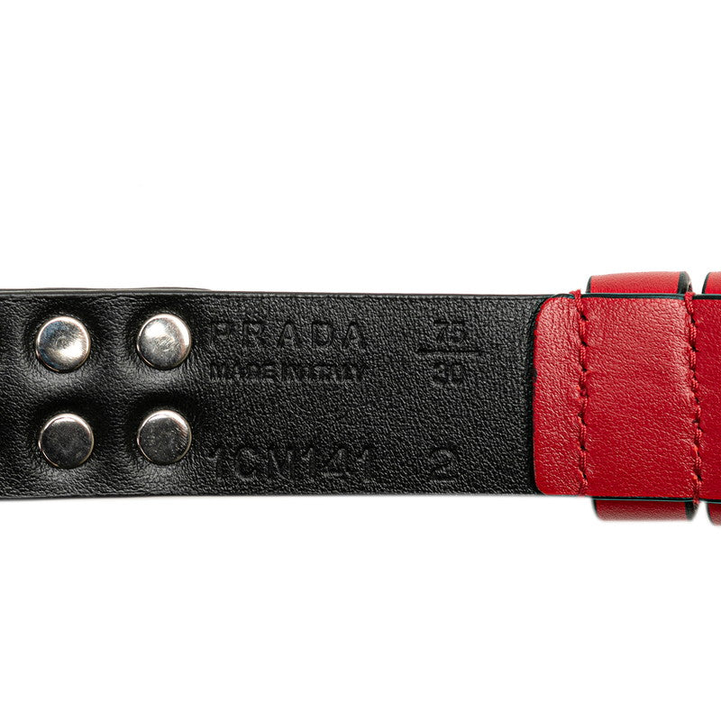 Prada Leather Studded Belt