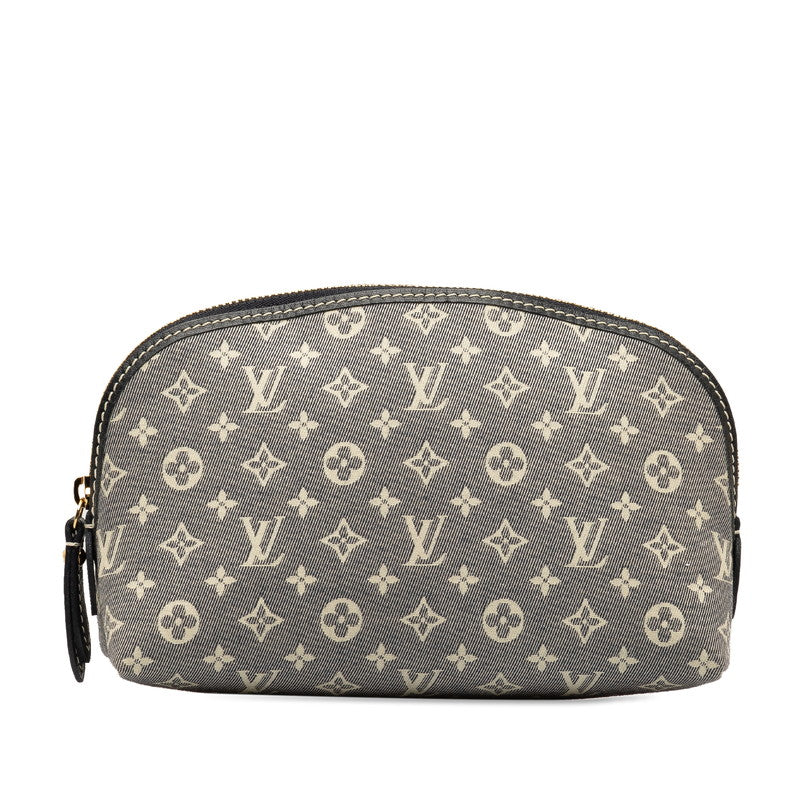 Louis Vuitton Monogram Idylle Canvas Leather Cosmetic Pouch M40376 in Great Condition