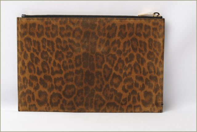 Yves Saint Laurent Suede Clutch Bag 375950