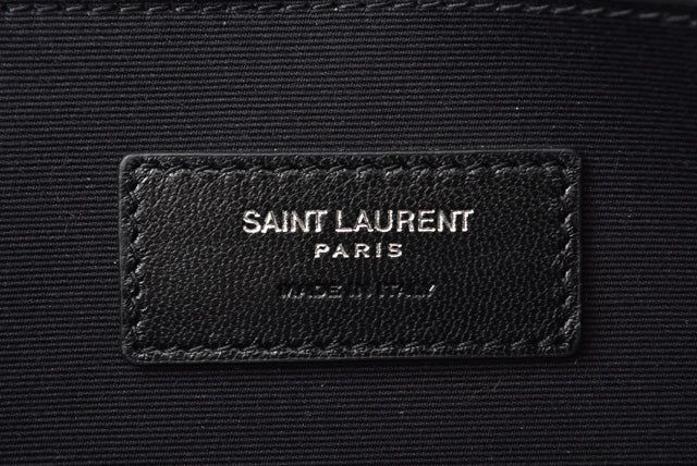 Saint Laurent Crocodile Embossed Leather iPad Clutch Bag