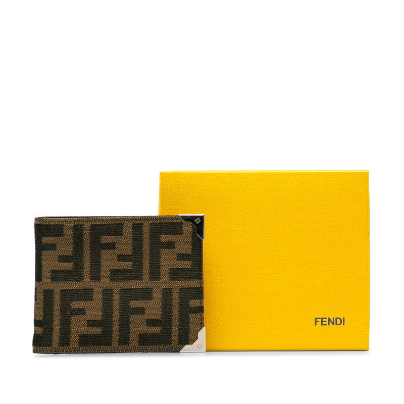 Fendi Zucca Canvas Long Wallet 7M0165 in Great Condition