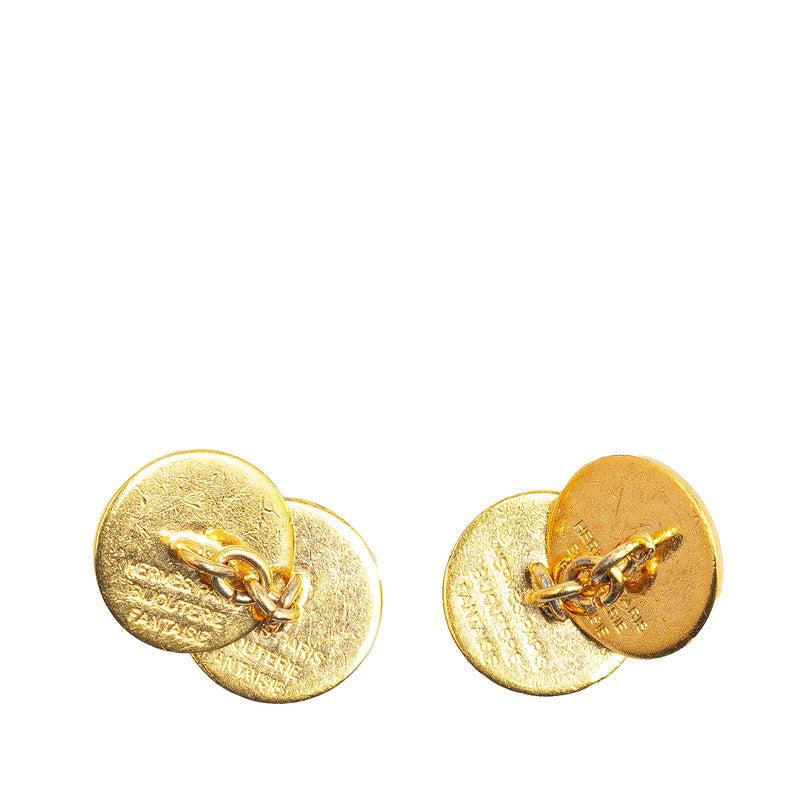 Hermes Gold Plated Cufflinks