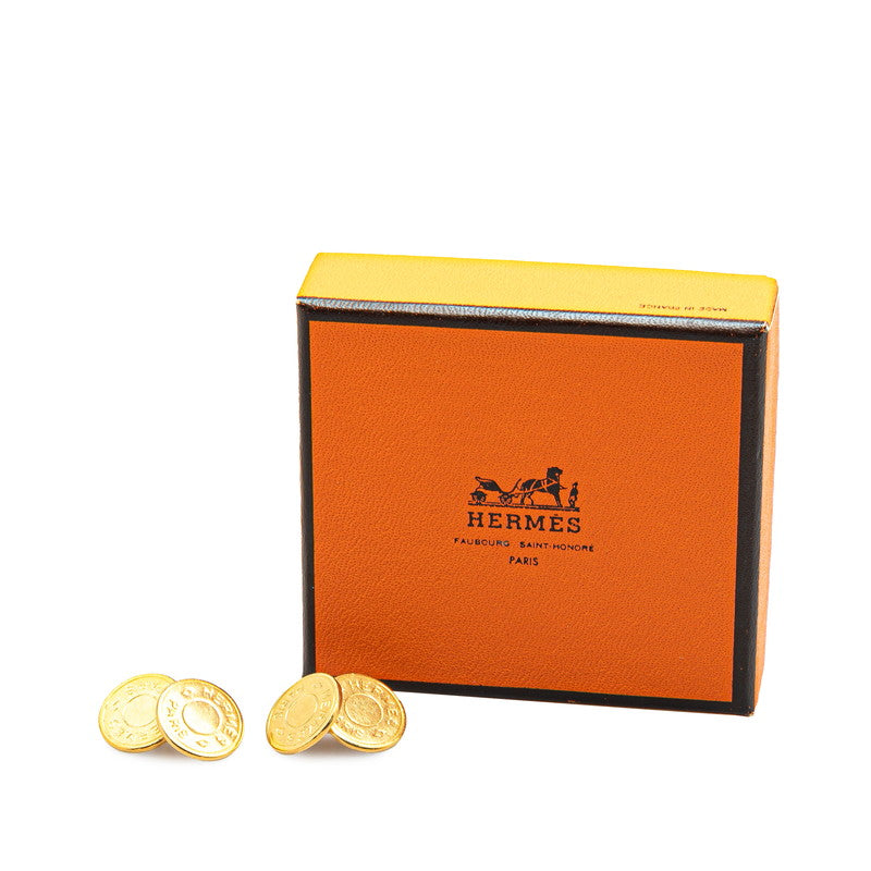 Hermes Gold Plated Cufflinks