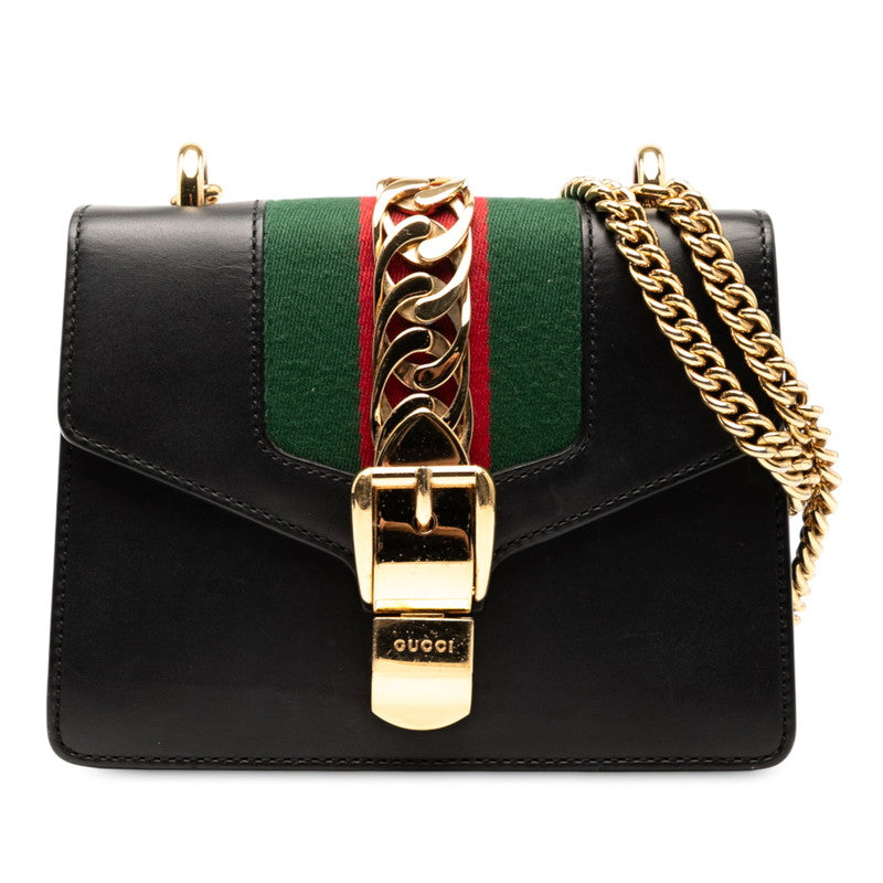 Gucci Sylvie Leather Shoulder Bag