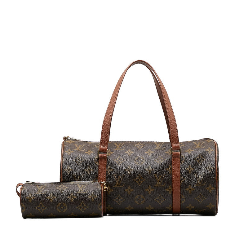 Louis Vuitton Monogram Papillon 30 Handbag M51365 Brown PVC Leather in Very Good Condition