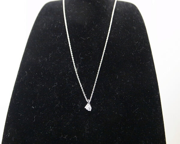 Platinum Diamond Necklace 0.09ct Pt950 in Great Condition