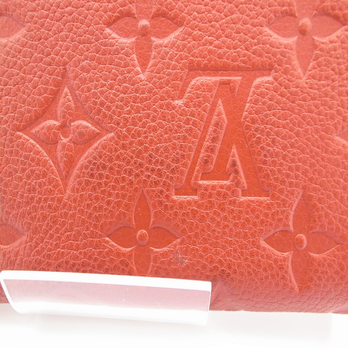 Louis Vuitton Clemence Long Wallet M60169 Red in Very Good Condition