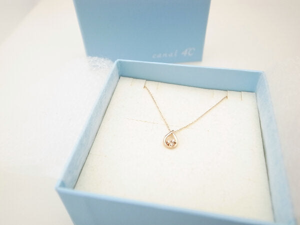 K10PG Pink Gold Diamond Necklace in Great Condition