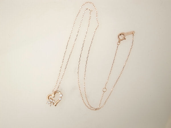 4℃ K10 Pink Gold Necklace