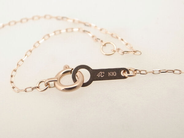 4℃ K10 Pink Gold Necklace