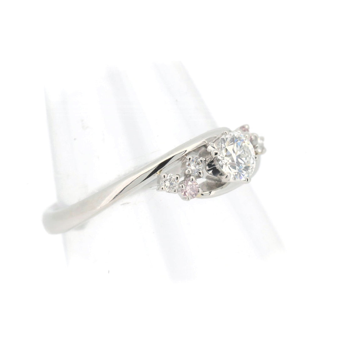 Pre-owned PT950 Platinum Diamond Ring 10.5 Size 0.276ct in Great Condition