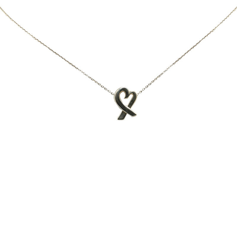 Tiffany & Co Loving Heart Necklace Silver