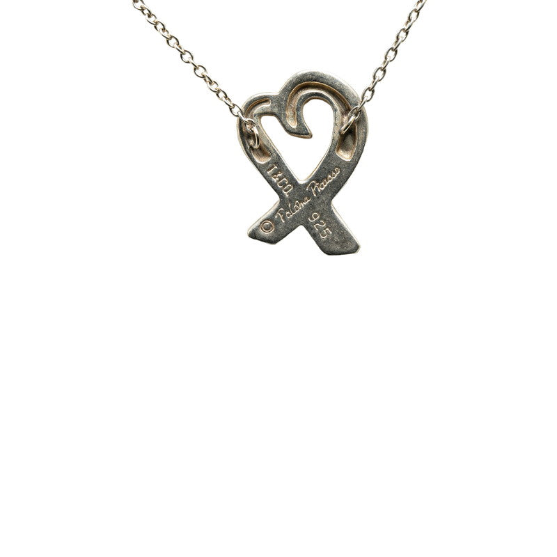 Tiffany & Co Loving Heart Necklace Silver