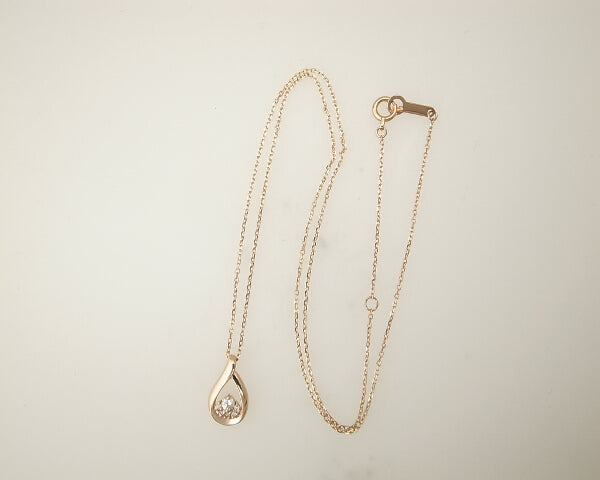 K18PG Diamond Necklace 18K Pink Gold