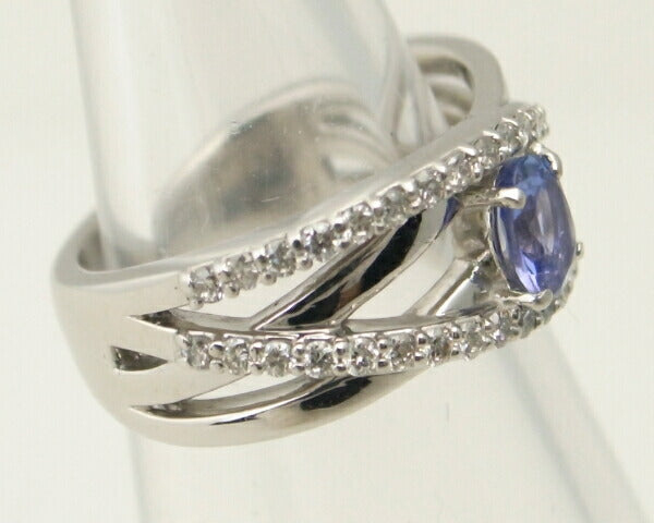 Tanzanite Diamond Ring PT900 Platinum