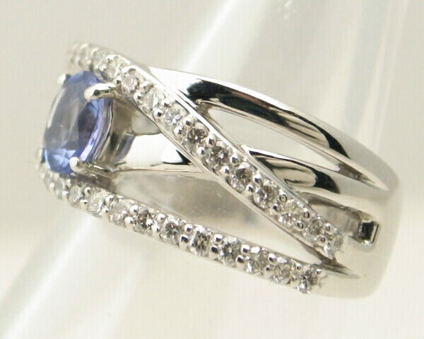 Tanzanite Diamond Ring PT900 Platinum