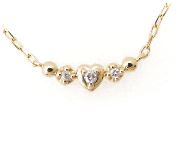 Pre-owned 18K Yellow Gold Diamond Necklace in Great Condition