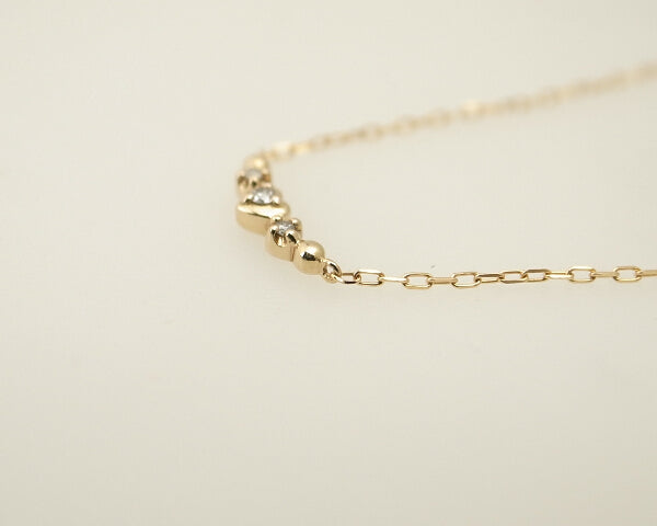 Pre-owned 18K Yellow Gold Diamond Necklace in Great Condition