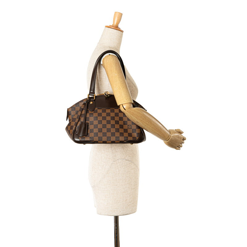 Louis Vuitton Damier Verona PM Handbag Brown in Great Condition