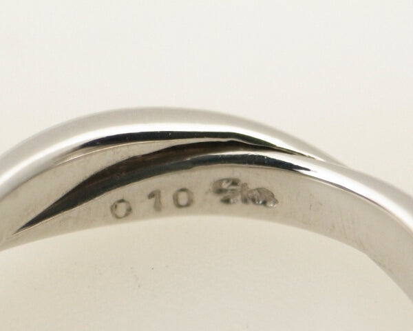 Pre-owned PT900 Platinum Diamond Ring Size 4 in Great Condition