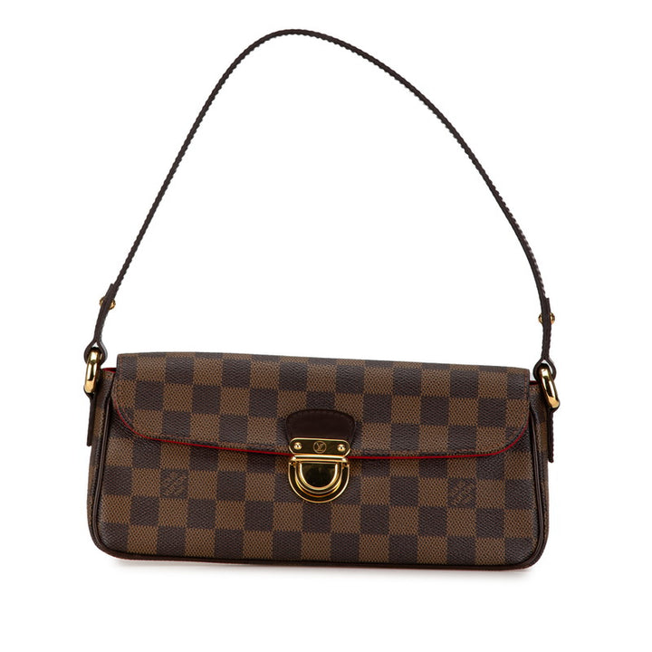 Louis Vuitton Damier Ravello PM Shoulder Bag Brown