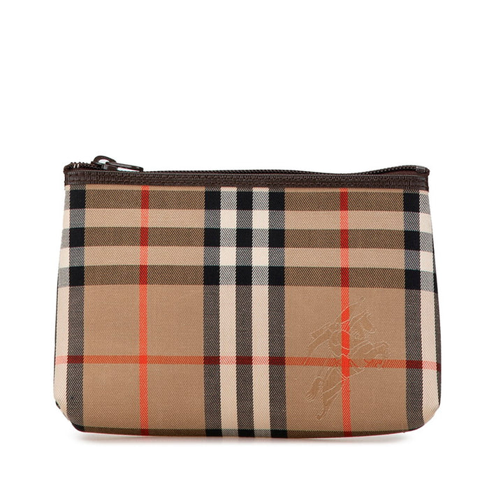 Burberry Nova Check Canvas Pouch in Great Condition