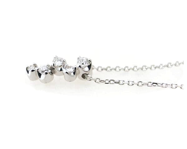 K18WG Diamond Necklace 18K White Gold