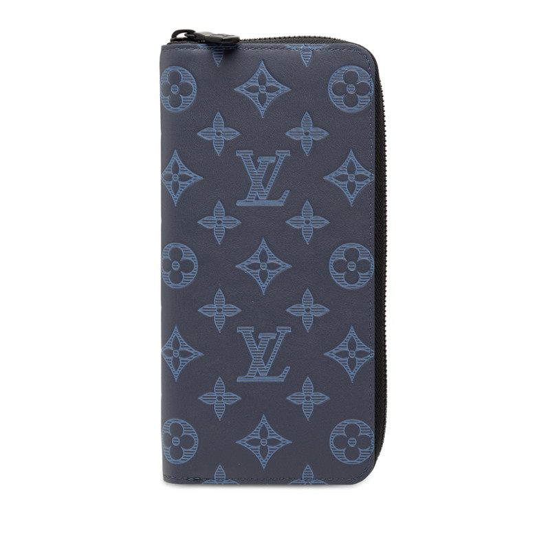 Louis Vuitton Zippy Wallet Vertical Monogram Shadow Long Wallet