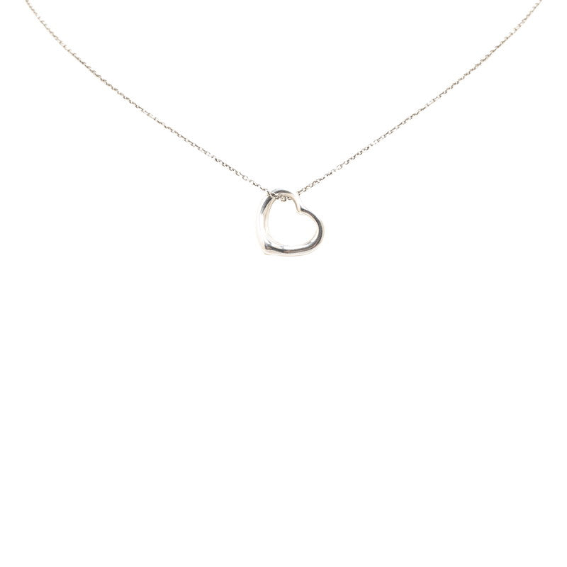 Tiffany & Co Open Heart Necklace Silver