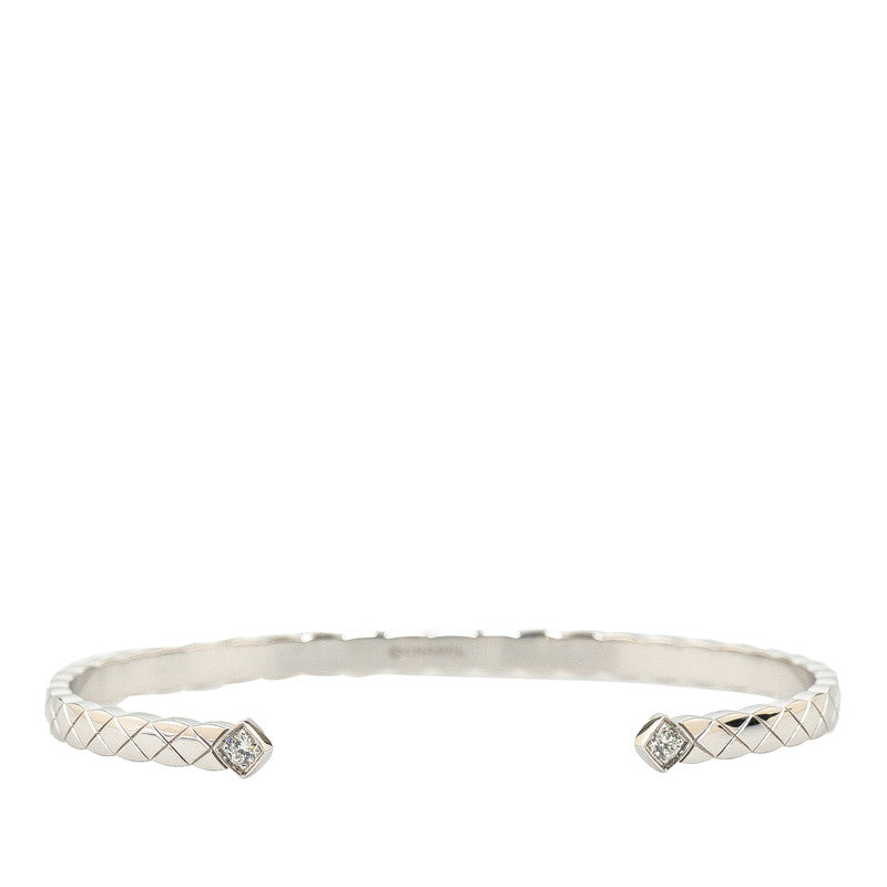 Chanel Matelasse Coco Crush Bracelet K18WG White Gold