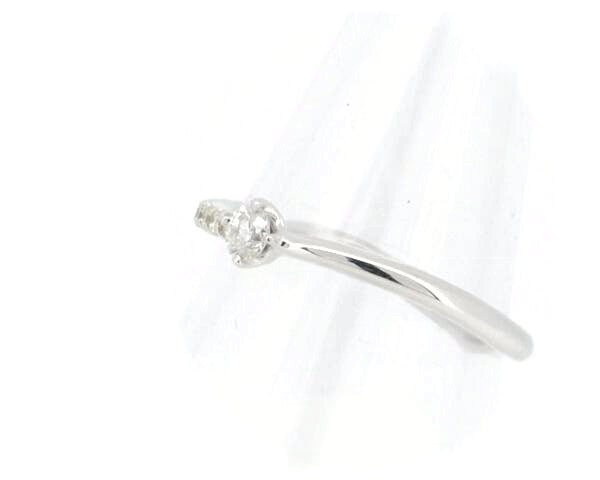 Pre-owned K18WG Diamond Ring Size 12 in Great Condition