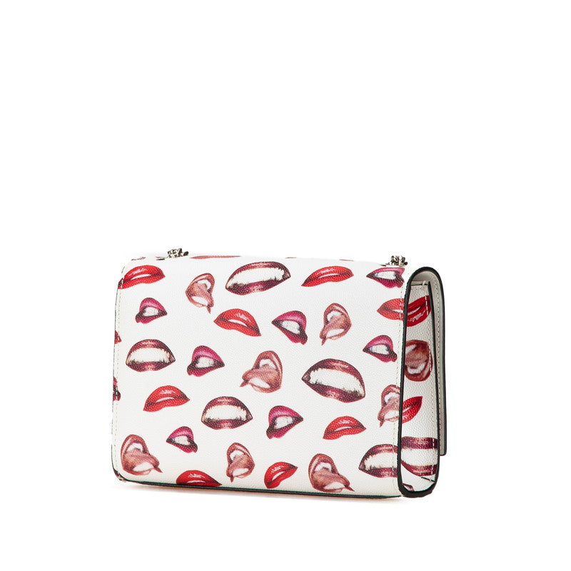 YSL Kate Lip Print Leather Shoulder Bag