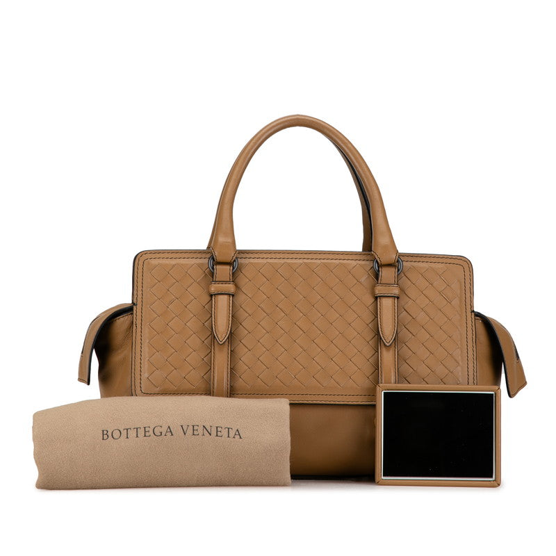 Bottega Veneta Intrecciato Leather Handbag in Very Good Condition