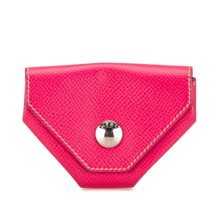 Hermes Le 24 Coin Case Pink Epsom Leather