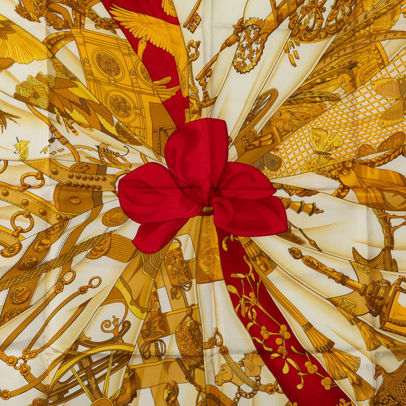 Hermes Silk Scarf Soleil de Soie