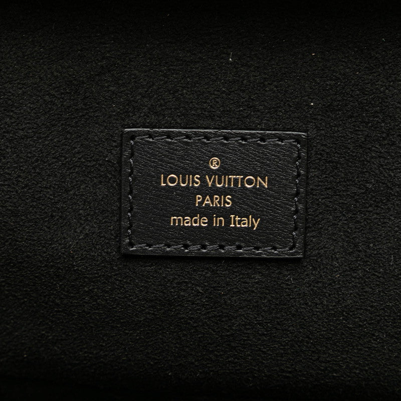 Louis Vuitton Monogram Vanity PM 2WAY Bag M57118 Black Leather in Great Condition