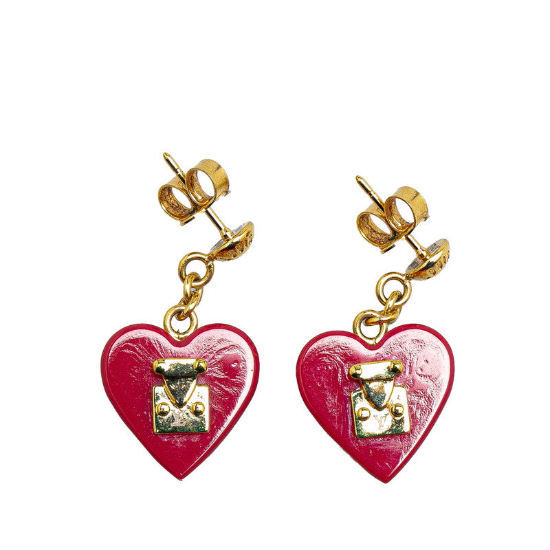 Louis Vuitton Lockme Heart Earrings M66790