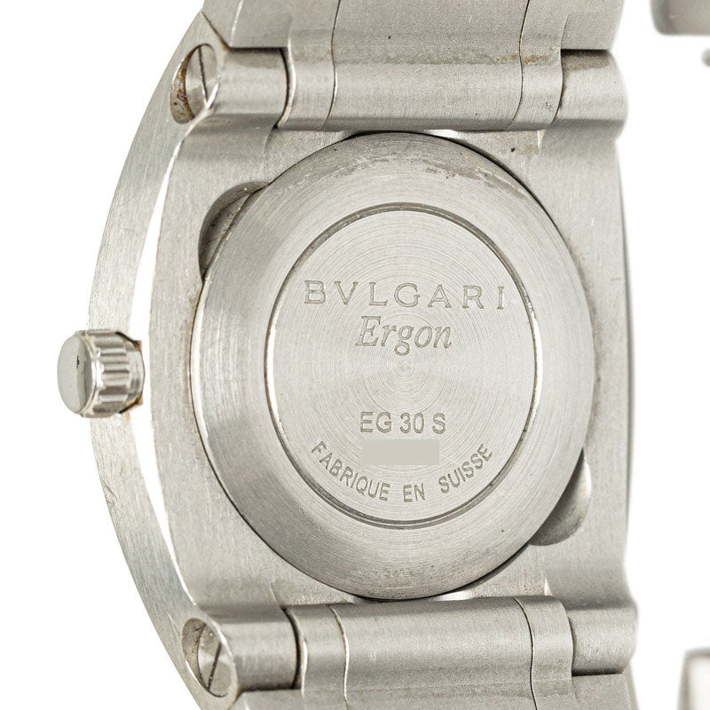 Bvlgari Ergon Quartz Watch EG30S Stainless Steel