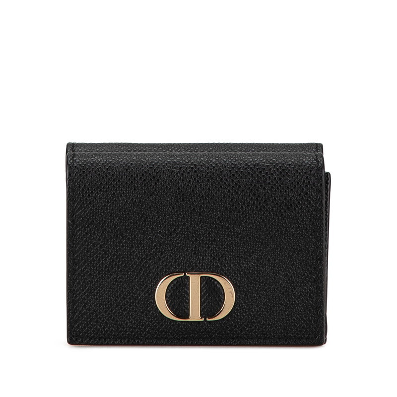 Dior Leather Montaigne Compact Wallet