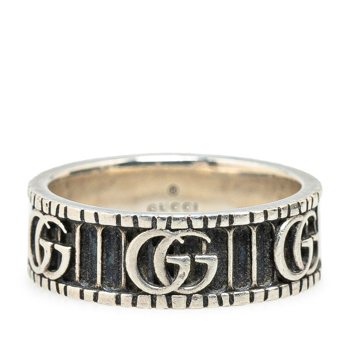 Gucci Double G Silver Ring #23