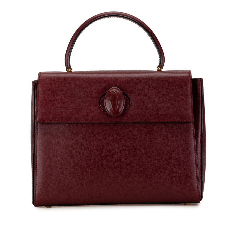 Cartier Must Line Leather Handbag Tote Bag