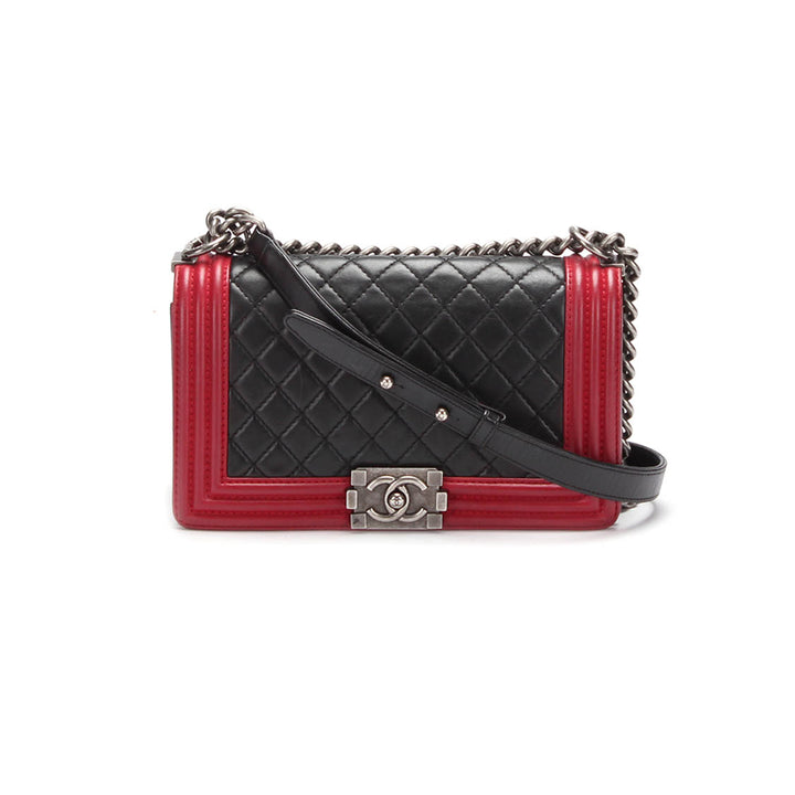 Quilted Leather Le Boy Flap Bag