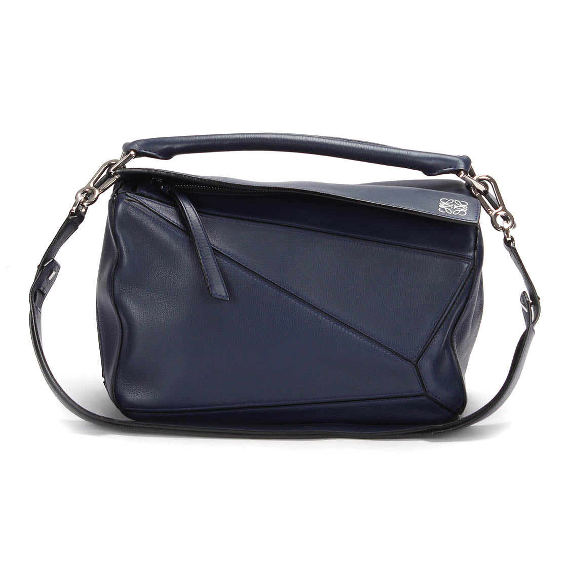 Puzzle Leather Crossbody Bag