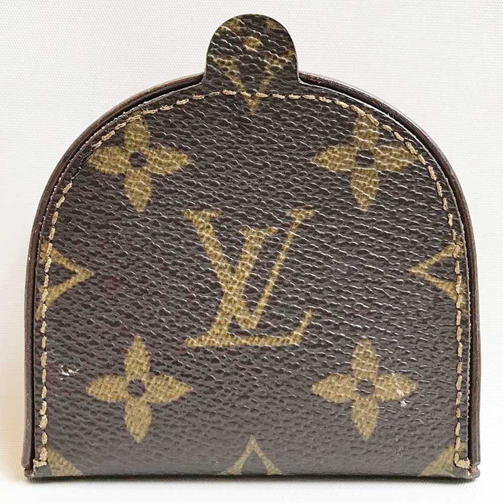 Louis Vuitton Monogram Porte Monnaie Cuvette Canvas Coin Case M61960 in Fair condition