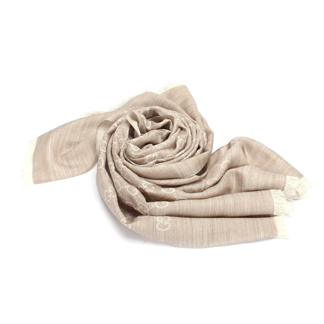 GG Wool and Silk Scarf