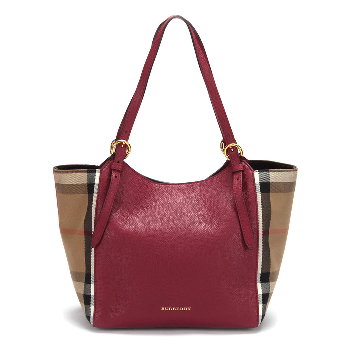 House Check Derby Leather Canterbury Tote