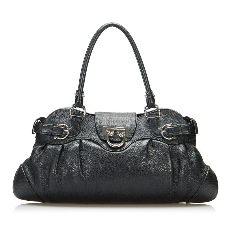 Gancini Leather Handbag  AB-21 5370